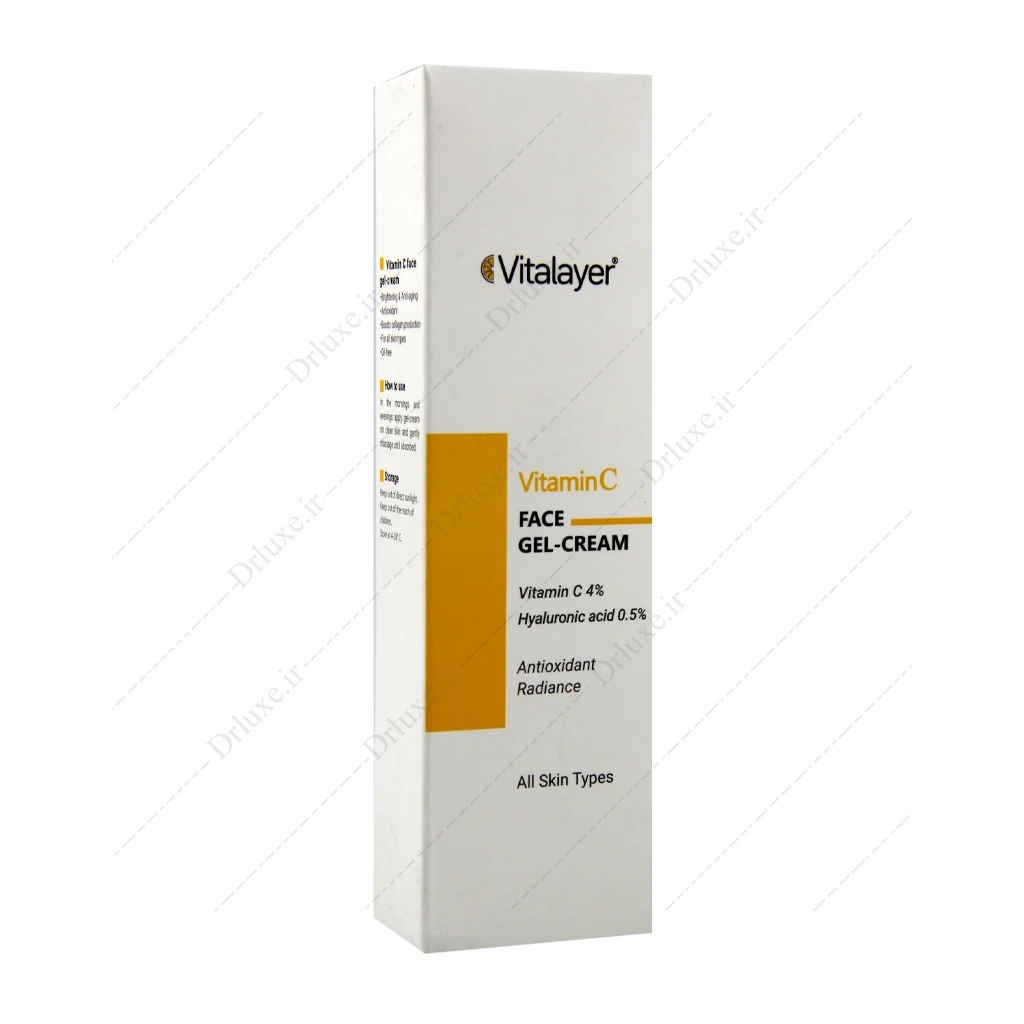 کرم ژل ویتامین سی صورت ویتالیر 30 میلی‌لیتر